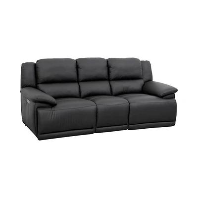 Gambar Informa Udinese Sofa Recliner Kulit 3 Seater - Hitam