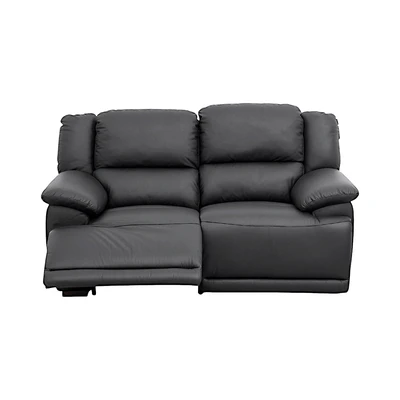 Gambar Informa Udinese Sofa Recliner Kulit 2 Seater - Hitam