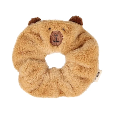Gambar Tuntunzai Bakery Ikat Rambut Plush - Cokelat