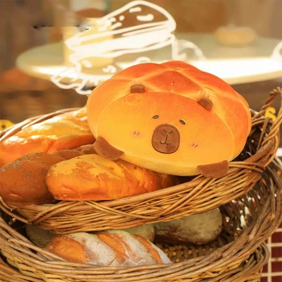 Gambar Tuntunzai Bakery Boneka Plush Cute Lying Pineapple Bun - Cokelat