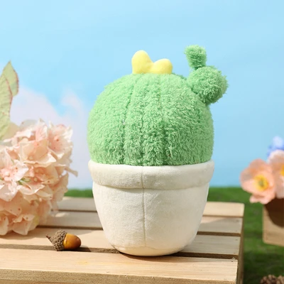Gambar Tuntunzai Boneka Plush Potted Plant Cactus - Mix