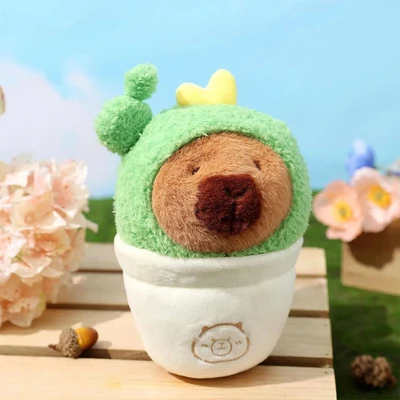 Gambar Tuntunzai Boneka Plush Potted Plant Cactus - Mix