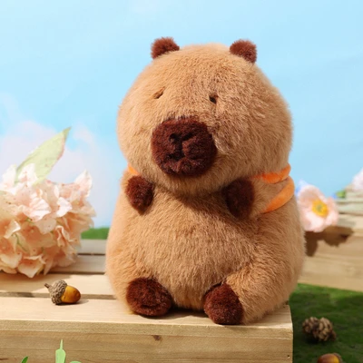 Gambar Tuntunzai Boneka Plush Carrot Backpack - Cokelat