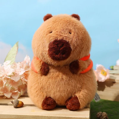 Gambar Tuntunzai Boneka Plush Tomato Backpack - Cokelat