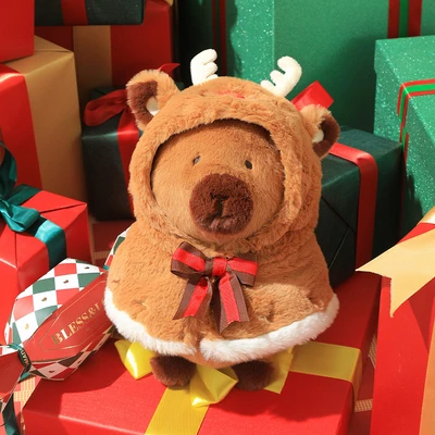 Gambar Tuntunzai Boneka Plush Reindeer Style - Cokelat