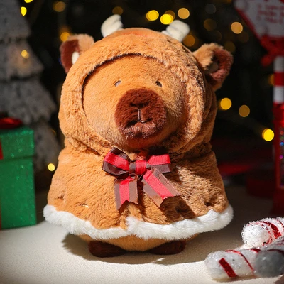 Gambar Tuntunzai Boneka Plush Reindeer Style - Cokelat