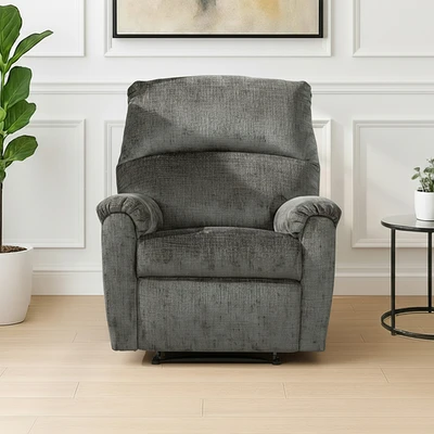 Gambar Ashley Nerviano-4 Sofa Recliner Fabric 1 Seater - Abu-Abu