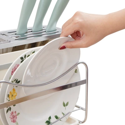 Gambar Stora Wetzel Tempat Pisau dan Alat Dapur - Krem