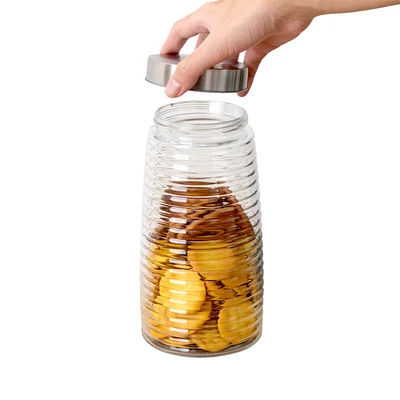 Gambar Culinart Stoples Kaca Bee 2.1 Liter Transparan