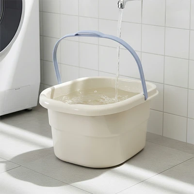 Gambar Proclean Ember Plastik Dengan Handle 14 ltr - Putih Vanila
