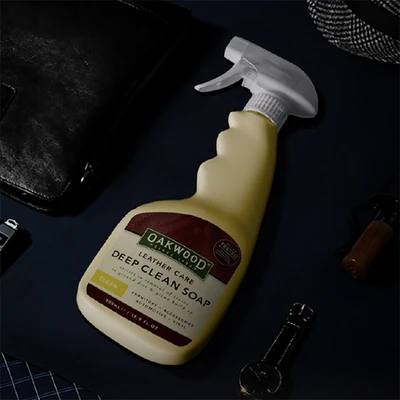 Gambar Oakwood Spray Sabun Pembersih Bahan Kulit 500 ml - Kuning