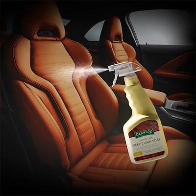 Gambar Oakwood Spray Sabun Pembersih Bahan Kulit 500 ml - Kuning