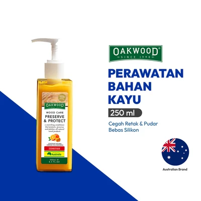 Gambar Oakwood Cairan Perawatan Bahan Kayu Preserve & Protect 250 ml - Kuning