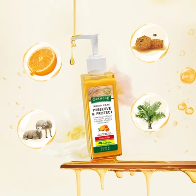 Gambar Oakwood Cairan Perawatan Bahan Kayu Preserve & Protect 250 ml - Kuning