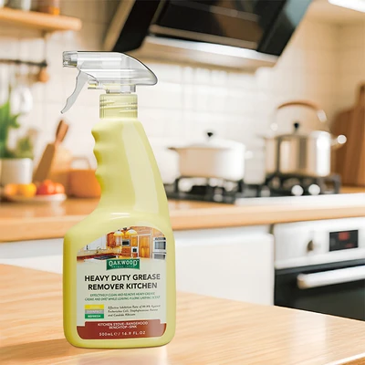 Gambar Oakwood Spray Pembersih Lemak Dapur Heavy Duty 500 ml - Kuning