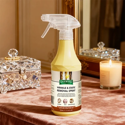 Gambar Oakwood Spray Penghilang Kusut & Statis 360 ml - Kuning