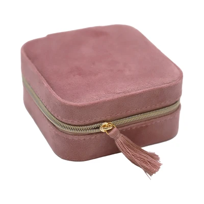 Gambar Informa Emily Kotak Perhiasan Square 10x10x5.5 cm - Pink