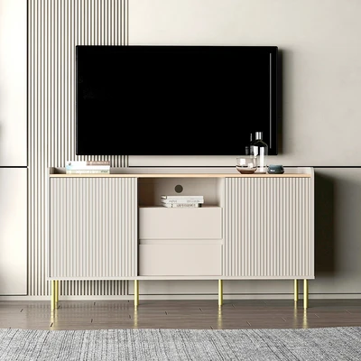 Gambar Informa Kira Rak TV High - Abu-Abu Taupe