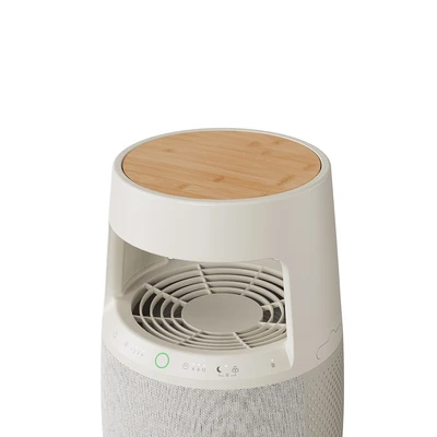 Gambar Norium Air Purifier Dengan Meja 30 m2 260 m3/jam - Putih