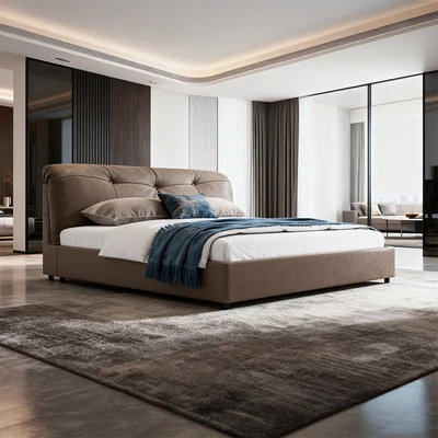 Gambar Informa 160X200 cm Hilton Tempat Tidur - Abu-Abu