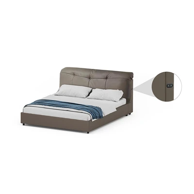 Gambar Informa 160X200 cm Hilton Tempat Tidur - Abu-Abu