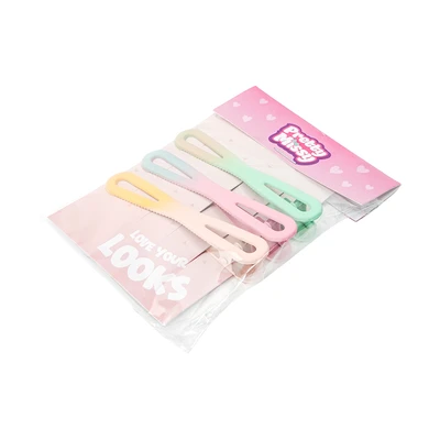 Gambar Pretty Missy Jepit Rambut Ribbon Ombre Set 3 Pcs - Mix