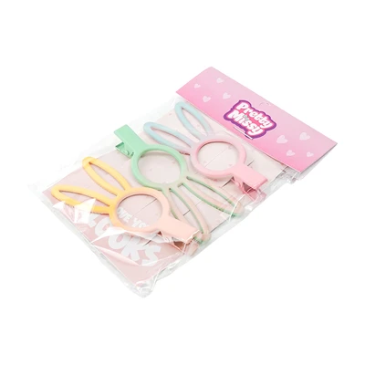 Gambar Pretty Missy Jepit Rambut Rabbit Ombre Set 3 Pcs - Mix