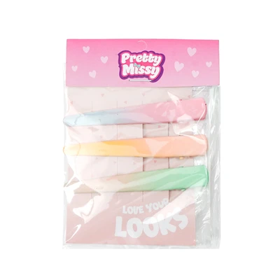 Gambar Pretty Missy Jepit Rambut Stick Set 3 Pcs - Mix
