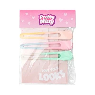 Gambar Pretty Missy Jepit Rambut Long Set 3 Pcs - Mix