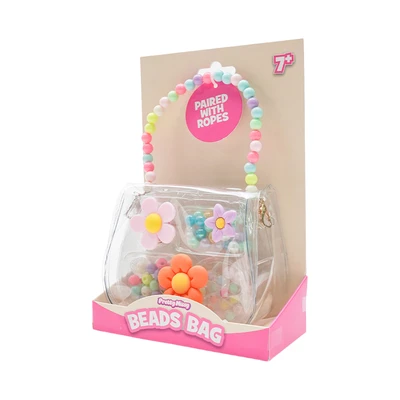 Gambar Pretty Missy Tas Tangan Anak Beads Flower Ukuran S Transparan