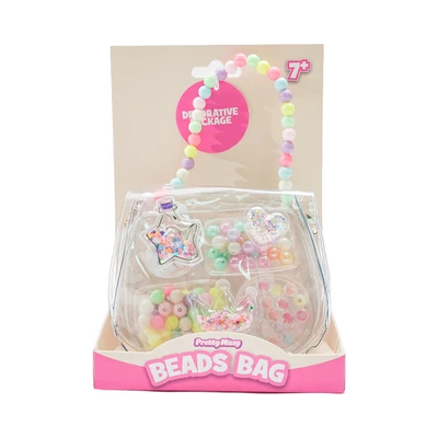 Gambar Pretty Missy Tas Tangan Anak Beads Star Ukuran S Transparan