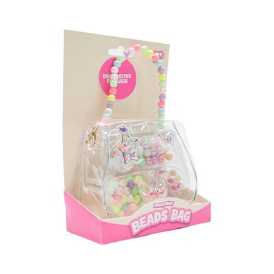 Gambar Pretty Missy Tas Tangan Anak Beads Star Ukuran S Transparan