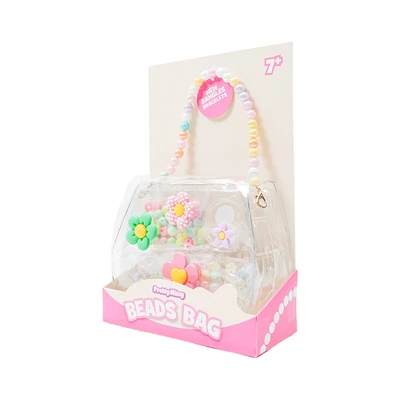 Gambar Pretty Missy Tas Tangan Anak Beads Flower Transparan