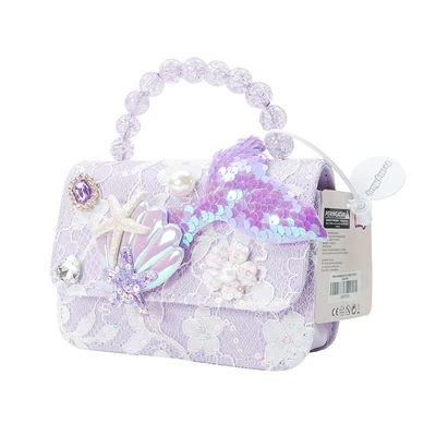Gambar Pretty Missy Tas Selempang Anak Mermaid Tail - Ungu