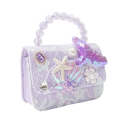 Gambar Pretty Missy Tas Selempang Anak Mermaid Tail - Ungu