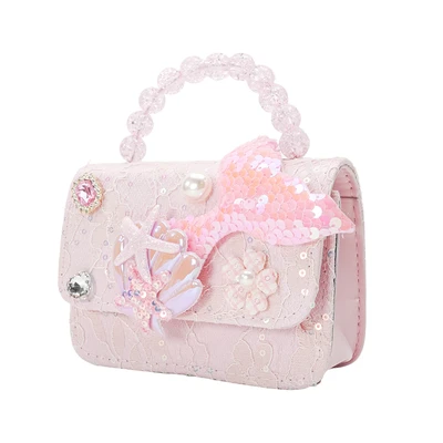 Gambar Pretty Missy Tas Selempang Anak Mermaid Tail - Pink