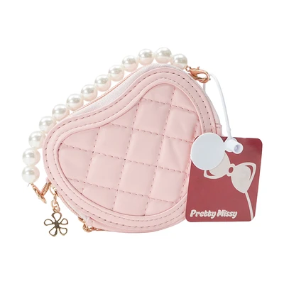 Gambar Pretty Missy Tas Selempang Anak Heart - Pink