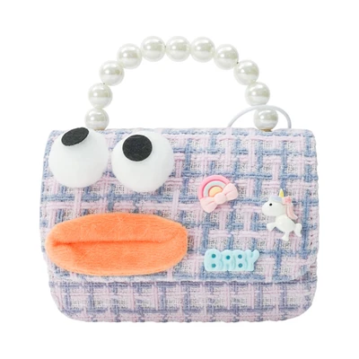 Gambar Pretty Missy Tas Selempang Anak Ugly Face - Ungu