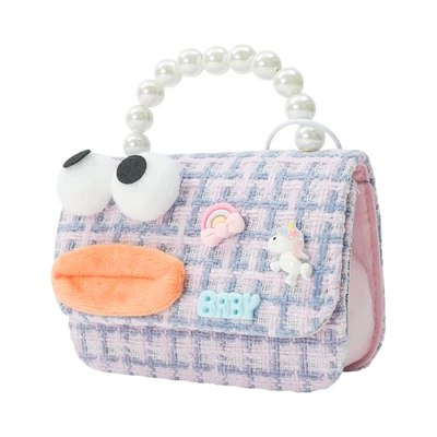 Gambar Pretty Missy Tas Selempang Anak Ugly Face - Ungu