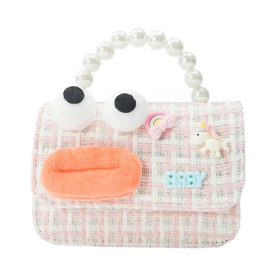 Gambar Pretty Missy Tas Selempang Anak Ugly Face - Pink