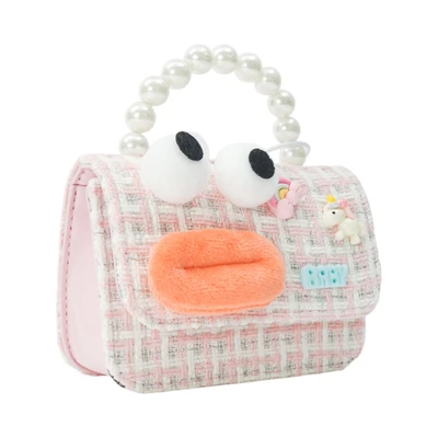 Gambar Pretty Missy Tas Selempang Anak Ugly Face - Pink