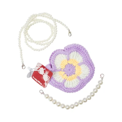 Gambar Pretty Missy Tas Selempang Anak Daisy - Ungu