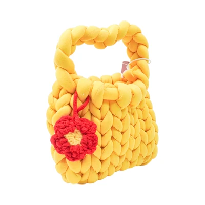 Gambar Pretty Missy Tas Tangan Anak Knit - Kuning