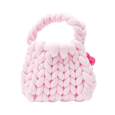 Gambar Pretty Missy Tas Tangan Anak Knit - Pink
