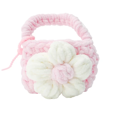 Gambar Pretty Missy Earphone Pouch Knit Daisy - Pink