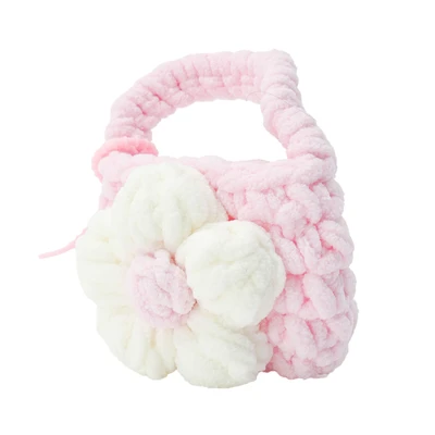 Gambar Pretty Missy Earphone Pouch Knit Daisy - Pink