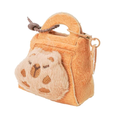 Gambar Pretty Missy Earphone Pouch Capybara - Cokelat