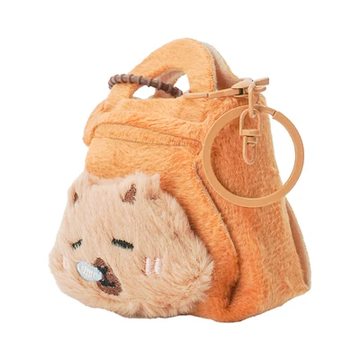Gambar Pretty Missy Earphone Pouch Sleepin Capybara - Cokelat
