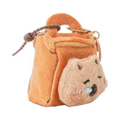 Gambar Pretty Missy Earphone Pouch Sleepin Capybara - Cokelat