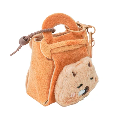 Gambar Pretty Missy Earphone Pouch Sleepin Capybara - Cokelat